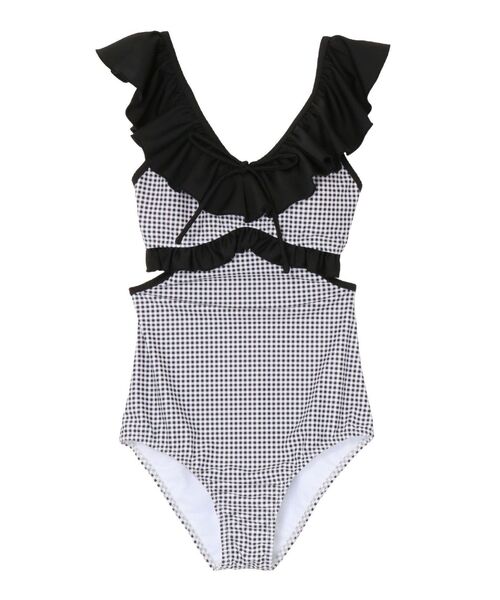 RESEXXY(リゼクシー)の「【swimwear】フリルデザインワンピース(水着・レディース・ブラック/その他1・FREE)」の13枚目の写真
