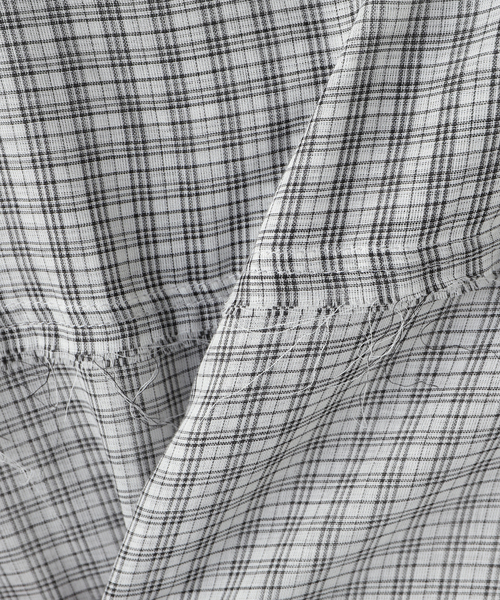 JOINT WORKS（ジョイントワークス）の「カットオフ シアーシャツ / J Cutoff Sheer Shirt（シャツ/ブラウス・メンズ・アイボリー/チャコールグレー・MEDIUM/LARGE）」の5枚目の写真