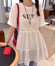 roomy（ルーミー）の「花柄ジャガードチュニック（チュニック）」