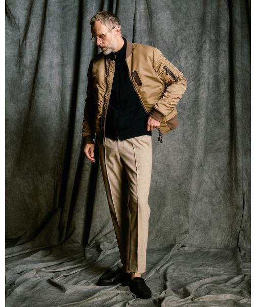 wjk（ダヴルジェイケイ）の「lomond×powder zip-up knit（カーディガン/ボレロ・メンズ・ブラック/ネイビー・SMALL/MEDIUM/LARGE/X-LARGE）」の14枚目の写真