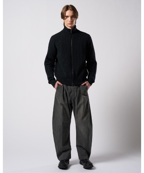 wjk（ダヴルジェイケイ）の「lomond×powder zip-up knit（カーディガン/ボレロ・メンズ・ブラック/ネイビー・SMALL/MEDIUM/LARGE/X-LARGE）」の20枚目の写真