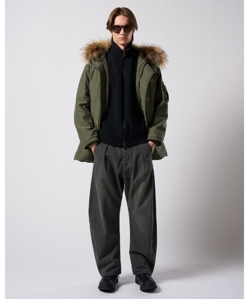 wjk（ダヴルジェイケイ）の「lomond×powder zip-up knit（カーディガン/ボレロ・メンズ・ブラック/ネイビー・SMALL/MEDIUM/LARGE/X-LARGE）」の22枚目の写真