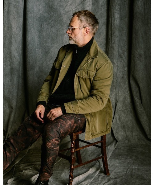 wjk（ダヴルジェイケイ）の「lomond×powder zip-up knit（カーディガン/ボレロ・メンズ・ブラック/ネイビー・SMALL/MEDIUM/LARGE/X-LARGE）」の19枚目の写真