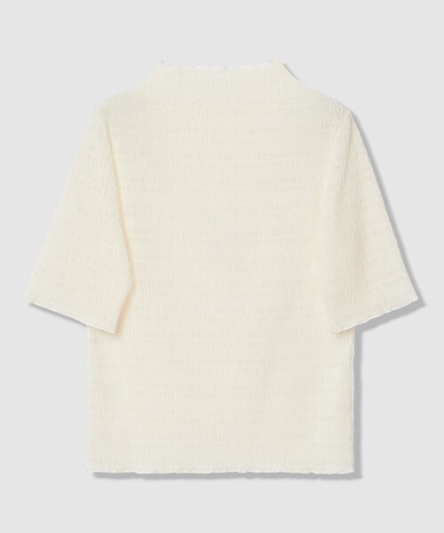 ANAYI（アナイ）の「シャーリング５分袖 プルオーバー（Tシャツ/カットソー・レディース・オフホワイト/ミント/ネイビー・38/36）」の18枚目の写真