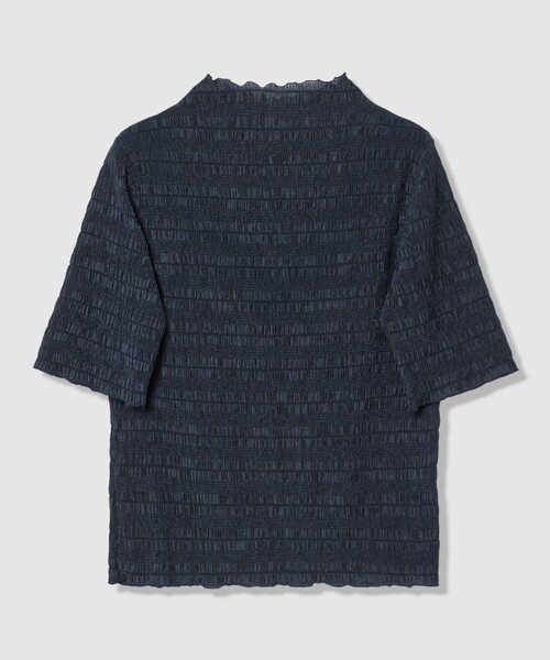 ANAYI（アナイ）の「シャーリング５分袖 プルオーバー（Tシャツ/カットソー・レディース・オフホワイト/ミント/ネイビー・38/36）」の21枚目の写真