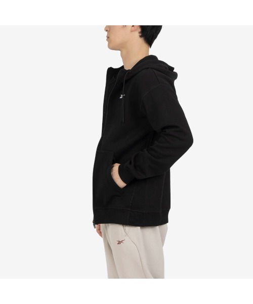 Reebok(リーボック)の「アスリート ダブルニット フルジップ フーディー / ATHLETE DOUBLEKNIT FULL ZIP HOODIE(パーカー・メンズ・グレー・X-LARGE/SMALL/LARGE)」の2枚目の写真