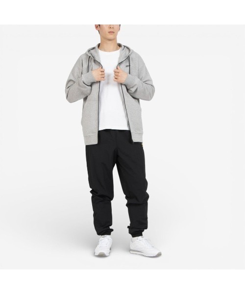 Reebok(リーボック)の「アスリート ダブルニット フルジップ フーディー / ATHLETE DOUBLEKNIT FULL ZIP HOODIE(パーカー・メンズ・グレー・X-LARGE/SMALL/LARGE)」の12枚目の写真