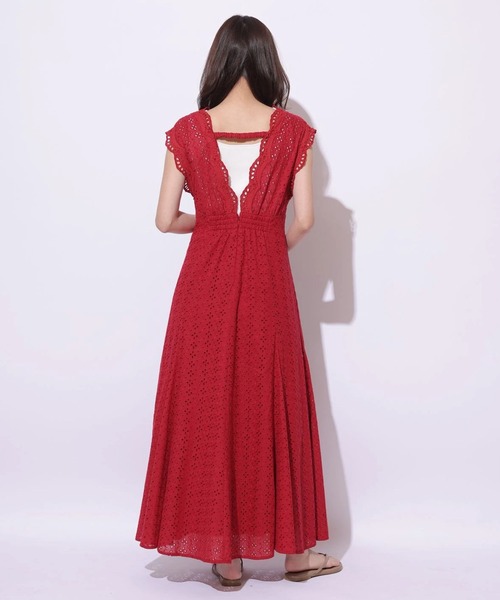 Mystrada(マイストラーダ)の「カットワークワンピース(ワンピース・レディース・ホワイト/ピンク/レッド/ブラック・36/38)」の19枚目の写真