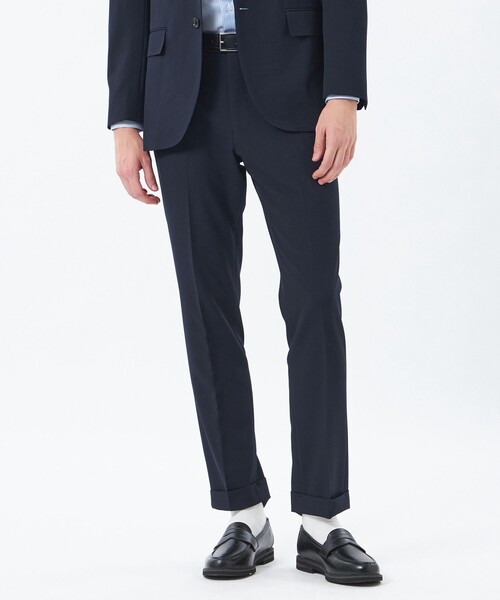 MACKINTOSH PHILOSOPHY(マッキントッシュ フィロソフィー)の「トロッター トラウザーズ#070 ハイストレッチメッシュ(その他パンツ・メンズ・グレー系その他2/ダークネイビー・40/42/38)」の2枚目の写真