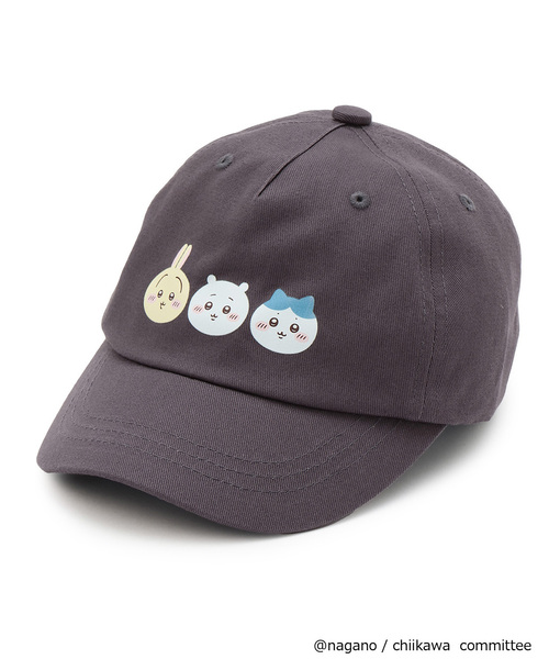 petit main（プティマイン）の「【アニメちいかわ】刺しゅうキャップ（キャップ・キッズ・チャコール/ライトピンク/アイボリー・54cm/52cm）」の2枚目の写真