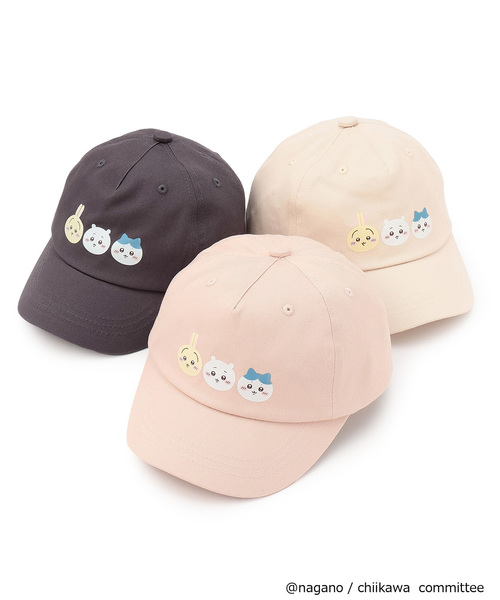 petit main（プティマイン）の「【アニメちいかわ】刺しゅうキャップ（キャップ・キッズ・チャコール/ライトピンク/アイボリー・54cm/52cm）」の8枚目の写真