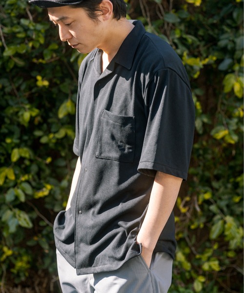 DRYCOTTONY Open Collar Shirt【BRING/ブリング】