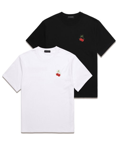 WISSY(ウィッシー)の「チェリーリボン 半袖Tシャツ (WS031) ホワイト(Tシャツ/カットソー・メンズ・その他・LARGE/X-LARGE/XX-LARGE/SMALL/MEDIUM)」の4枚目の写真