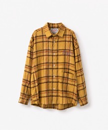 LOGAN knitting mills（ローガンニッティングミルズ）の「LOGAN KNITTING MILLS　チェックロングスリーブシャツ（シャツ/ブラウス）」