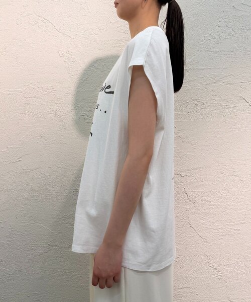 LOUNGEDRESS(ラウンジドレス)の「【GOOD ROCK SPEED】DAVID BOWIE フレンチT(Tシャツ/カットソー・レディース・オフホワイト/ブラック・FREE)」の20枚目の写真
