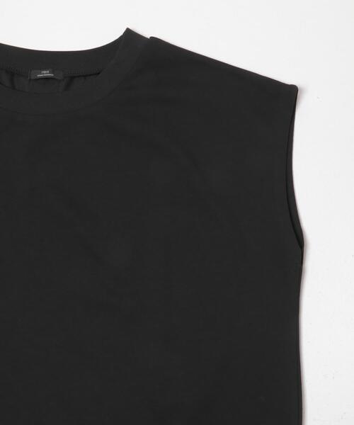 ITEMS URBANRESEARCH(アイテムズ アーバンリサーチ)の「『接触冷感/UVカット』クルーネックノースリTシャツ(Tシャツ/カットソー・レディース・ブラック/ライトブラウン/ホワイト/ホワイト系その他・FREE)」の5枚目の写真