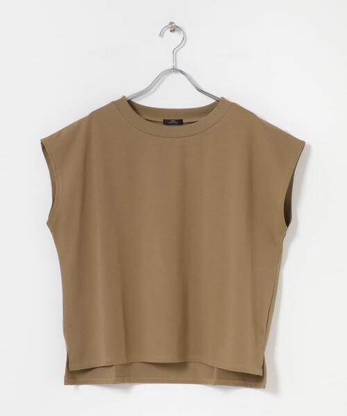 ITEMS URBANRESEARCH(アイテムズ アーバンリサーチ)の「『接触冷感/UVカット』クルーネックノースリTシャツ(Tシャツ/カットソー・レディース・ブラック/ライトブラウン/ホワイト/ホワイト系その他・FREE)」の22枚目の写真