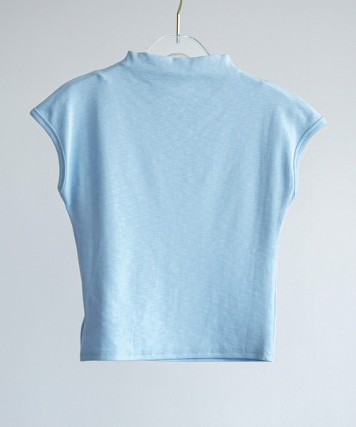 DRESS PLUS(ドレスプラス)の「リブカットソー リブ編みT レディース(Tシャツ/カットソー・レディース・パープル/イエロー/アイボリー/ブラック/ブルー・M)」の19枚目の写真