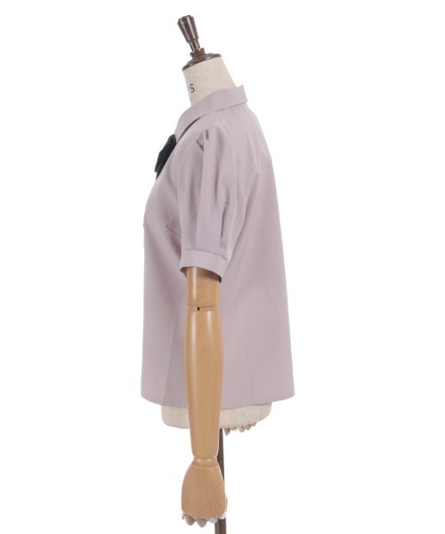 axes femme(アクシーズファム)の「チェーンタイセットブラウス(シャツ/ブラウス・レディース・ピンク/キナリ/ブラック・MEDIUM)」の14枚目の写真
