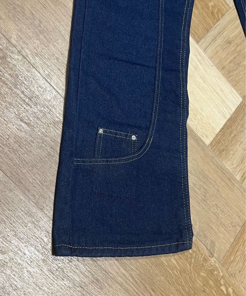 link lot（リンクロット）の「裾デザインワイドストレートデニムパンツ（デニムパンツ・メンズ・ネイビー・L/M）」の16枚目の写真