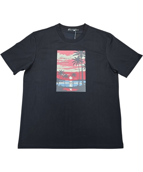 KANSAI YAMAMOTO HOMME（カンサイヤマモトオム）の「【KANSAI YAMAMOTO HOMME/カンサイヤマモトオム】天竺プリントTシャツ（Tシャツ/カットソー・メンズ・サックスブルー/ブラック/ホワイト/オレンジ・LARGE/MEDIUM/X-LARGE）」の6枚目の写真