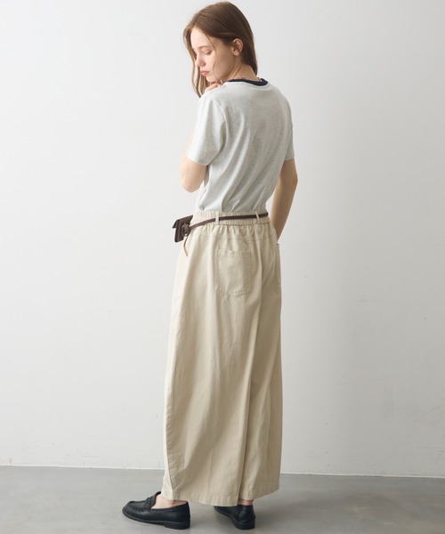 Crisp(クリスプ)の「wash denim easy pants / ウォッシュデニムイージーパンツ(デニムパンツ・レディース・ブルー/アイボリー・FREE)」の11枚目の写真