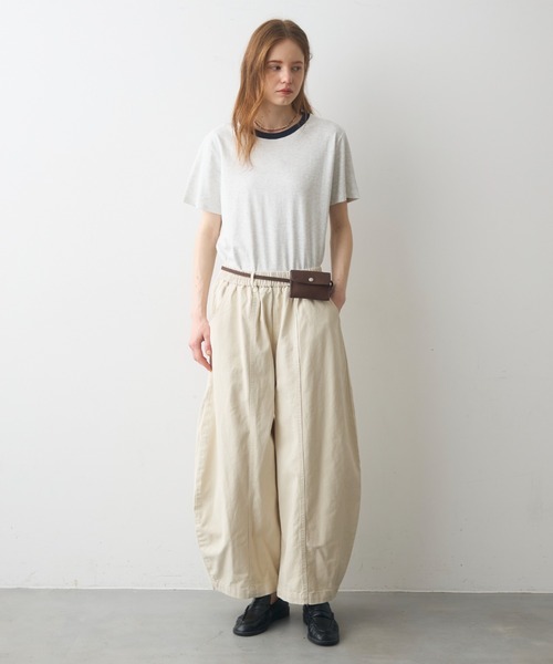 Crisp(クリスプ)の「wash denim easy pants / ウォッシュデニムイージーパンツ(デニムパンツ・レディース・ブルー/アイボリー・FREE)」の10枚目の写真