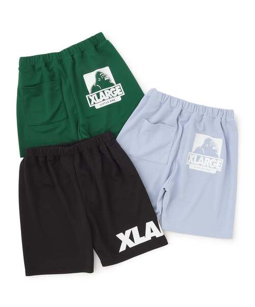 XLARGE KIDS（エクストララージキッズ）の「【吸水速乾・UV】サイドロゴ ショートパンツ（その他パンツ・キッズ・ライトブルー/ブラック/グリーン・100cm/130cm/140cm/120cm/110cm）」の10枚目の写真