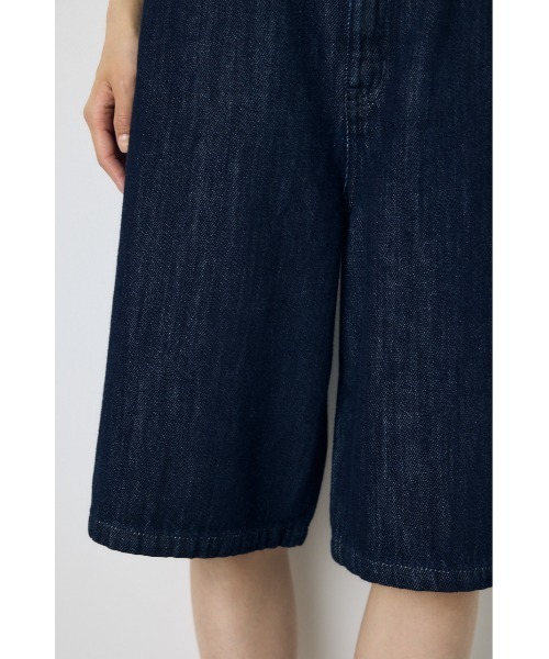 AZUL by moussy（アズールバイマウジー）の「【サイズ,身長別画像あり】【セットアップ対応】AZUL DENIM 甘撚りハーフパンツ　春服　夏服　デニム　大人カジュアル（デニムパンツ・レディース・ライトブルー/ワンウォッシュ・SMALL/MEDIUM）」の18枚目の写真