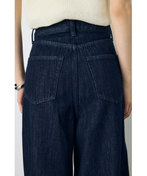 AZUL by moussy（アズールバイマウジー）の「【サイズ,身長別画像あり】【セットアップ対応】AZUL DENIM 甘撚りハーフパンツ　春服　夏服　デニム　大人カジュアル（デニムパンツ・レディース・ライトブルー/ワンウォッシュ・SMALL/MEDIUM）」の17枚目の写真