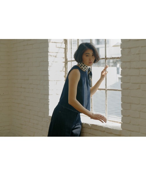 AZUL by moussy（アズールバイマウジー）の「【サイズ,身長別画像あり】【セットアップ対応】AZUL DENIM 甘撚りハーフパンツ　春服　夏服　デニム　大人カジュアル（デニムパンツ・レディース・ライトブルー/ワンウォッシュ・SMALL/MEDIUM）」の21枚目の写真