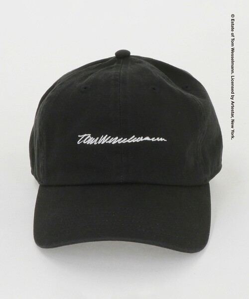 BEAUTY&YOUTH UNITED ARROWS（ビューティーアンドユースユナイテッドアローズ）の「＜Tom Wesselmann × BEAUTY&YOUTH＞name キャップ ブラック（キャップ・メンズ・ブラック・FREE）」の2枚目の写真
