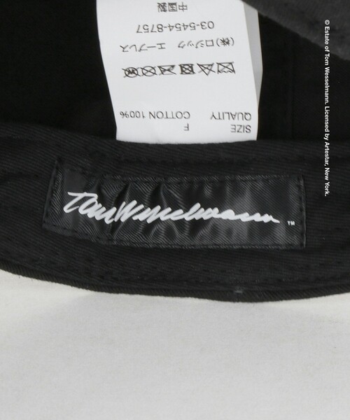 BEAUTY&YOUTH UNITED ARROWS（ビューティーアンドユースユナイテッドアローズ）の「＜Tom Wesselmann × BEAUTY&YOUTH＞name キャップ ブラック（キャップ・メンズ・ブラック・FREE）」の11枚目の写真