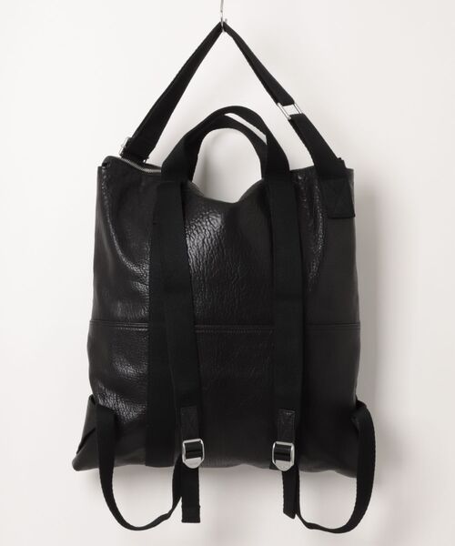 ALLSAINTS(オールセインツ)の「KEI LEATHER MULTI-USE BACKPACK | KEI レザー マルチユース バックパック(バックパック/リュック・メンズ・ブラック・ONE SIZE)」の9枚目の写真