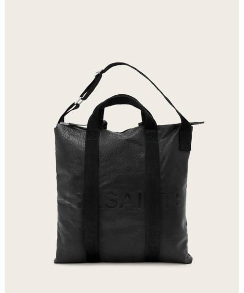 ALLSAINTS(オールセインツ)の「KEI LEATHER MULTI-USE BACKPACK | KEI レザー マルチユース バックパック(バックパック/リュック・メンズ・ブラック・ONE SIZE)」の1枚目の写真