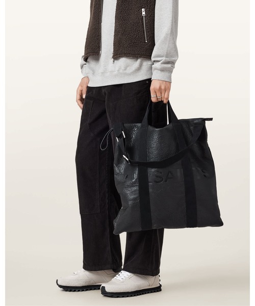 ALLSAINTS(オールセインツ)の「KEI LEATHER MULTI-USE BACKPACK | KEI レザー マルチユース バックパック(バックパック/リュック・メンズ・ブラック・ONE SIZE)」の4枚目の写真