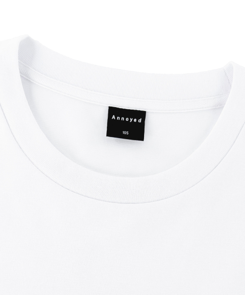 ANNOYED(アノイド)の「スマイルロゴ半袖Tシャツ LQ7TU436_WHITE(Tシャツ/カットソー・メンズ・その他・90/95/100/105)」の3枚目の写真