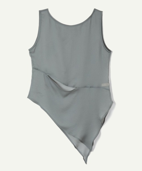 leinwande(ラインヴァンド)の「Iris Sheer Tank / アイリスシアータンク(タンクトップ・レディース・LT.Gray/Black/Beige・ONE SIZE)」の5枚目の写真