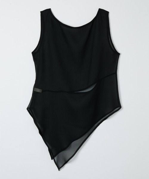 leinwande(ラインヴァンド)の「Iris Sheer Tank / アイリスシアータンク(タンクトップ・レディース・LT.Gray/Black/Beige・ONE SIZE)」の7枚目の写真