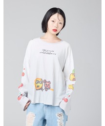★Little sunny bite★anna hopman x little sunny bite smile long tee 26SS