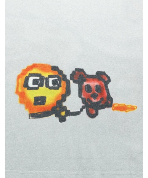 Little sunny bite(リトルサニーバイト)の「★Little sunny bite★anna hopman x little sunny bite smile long tee 26SS(Tシャツ/カットソー・レディース・ピンク/ブルー/ライトグレー・MEDIUM/SMALL)」の7枚目の写真