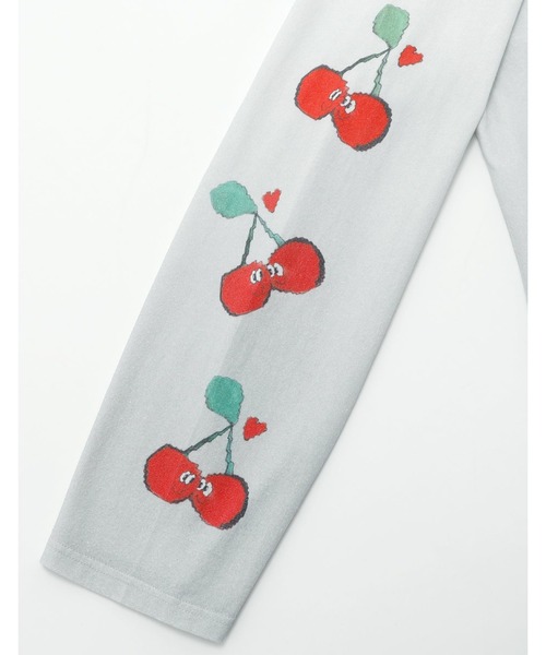 Little sunny bite(リトルサニーバイト)の「★Little sunny bite★anna hopman x little sunny bite smile long tee 26SS(Tシャツ/カットソー・レディース・ピンク/ブルー/ライトグレー・MEDIUM/SMALL)」の13枚目の写真