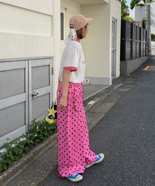 HELLO.SANFRANCISCO（ハローサンフランシスコ）の「【HELLO.SANFRANCISCO/ハローサンフランシスコ】ラインストーンプリントリンガーTEE（Tシャツ/カットソー・レディース・ブルー/ホワイト・ONE SIZE）」の22枚目の写真