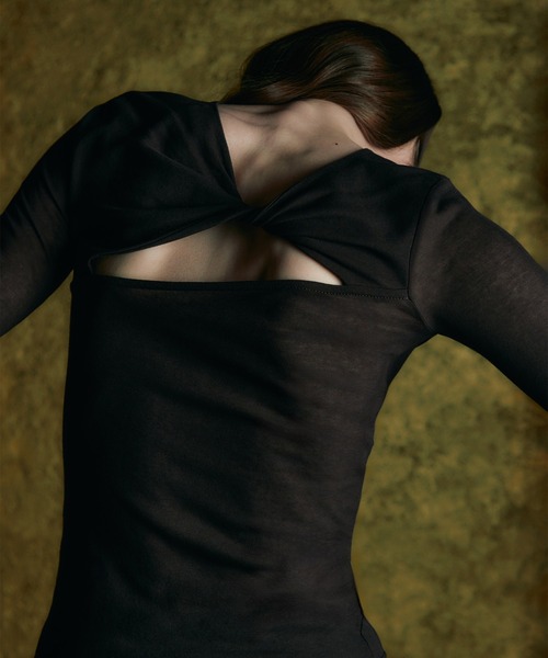 IRIS47(イリスフォーセブン)の「【IRIS 47】fault tops/フォルト トップス dress36(Tシャツ/カットソー・レディース・ブルー/ホワイト/ブラウン・FREE)」の4枚目の写真
