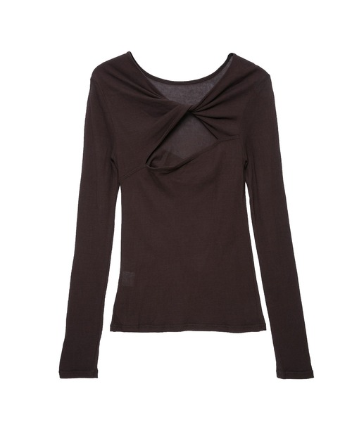IRIS47(イリスフォーセブン)の「【IRIS 47】fault tops/フォルト トップス dress36(Tシャツ/カットソー・レディース・ブルー/ホワイト/ブラウン・FREE)」の6枚目の写真