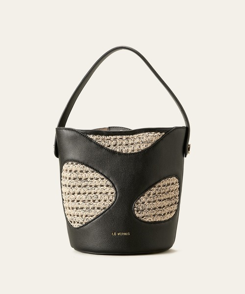 LE VERNIS(ル・ベルニ)の「LE VERNIS(ル・ベルニ)Hole digging bucket bag(ハンドバッグ・レディース・ブラウン/ブラック・FREE)」の14枚目の写真