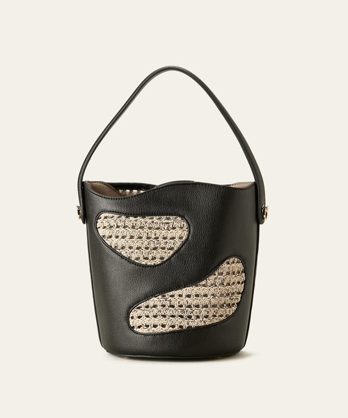 LE VERNIS(ル・ベルニ)の「LE VERNIS(ル・ベルニ)Hole digging bucket bag(ハンドバッグ・レディース・ブラウン/ブラック・FREE)」の16枚目の写真