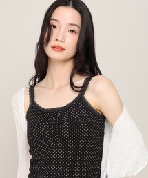 Heather | カップ付きヘンリーネックキャミ　815908(キャミソール)