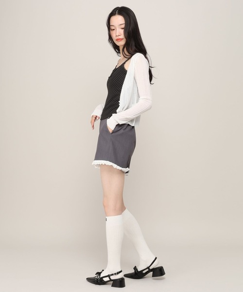 Heather(ヘザー)の「カップ付きヘンリーネックキャミ 815908(キャミソール・レディース・ホワイト系その他/アイボリー/ブラック系その他・S/M)」の17枚目の写真