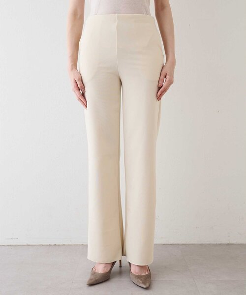 Whim Gazette（ウィムガゼット）の「【THE BAAT】 Flared pants/セットアップ可（その他パンツ・レディース・ブラック/アイボリー・MEDIUM）」の12枚目の写真